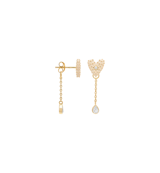 Anna + Nina Single Dolce Chain Stud