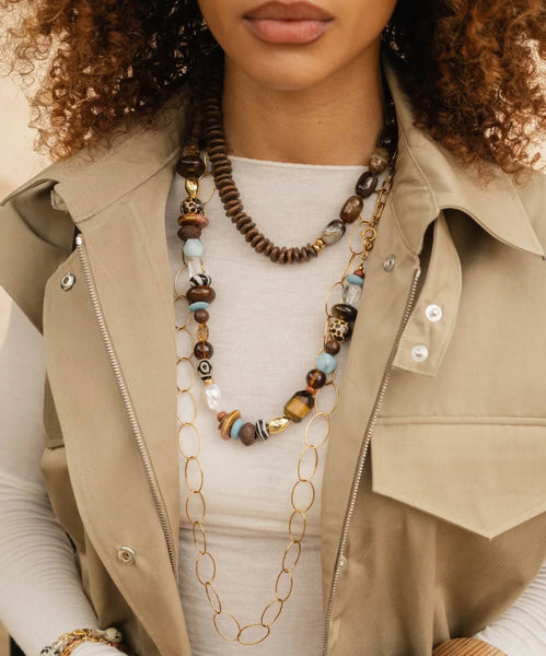Le Veer Jewelry Soil & Stone Ketting
