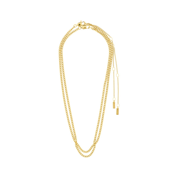 PILGRIM Inner 2 in 1 Necklace Gold Plated