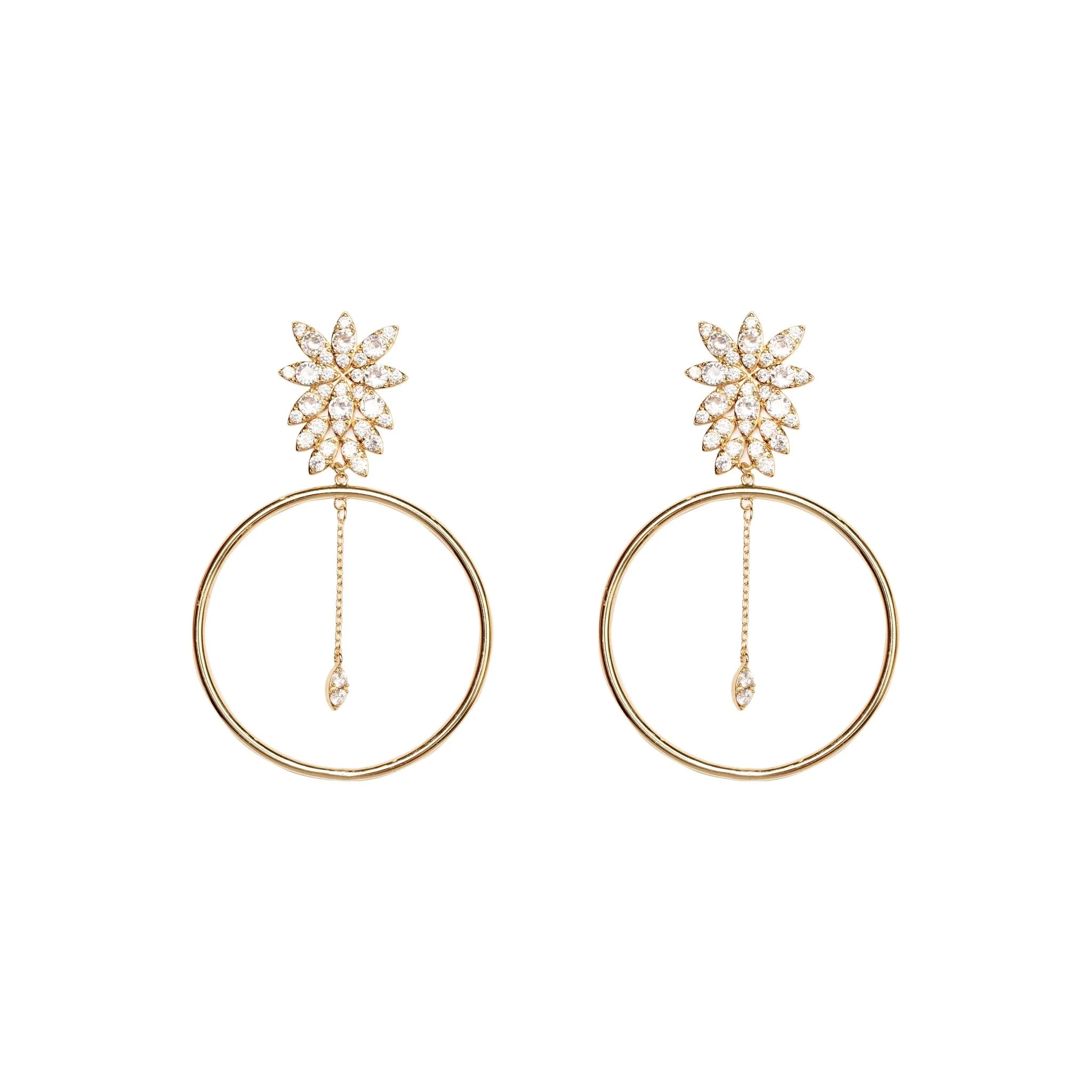 Carmen Collectables Faith Hoops Goud