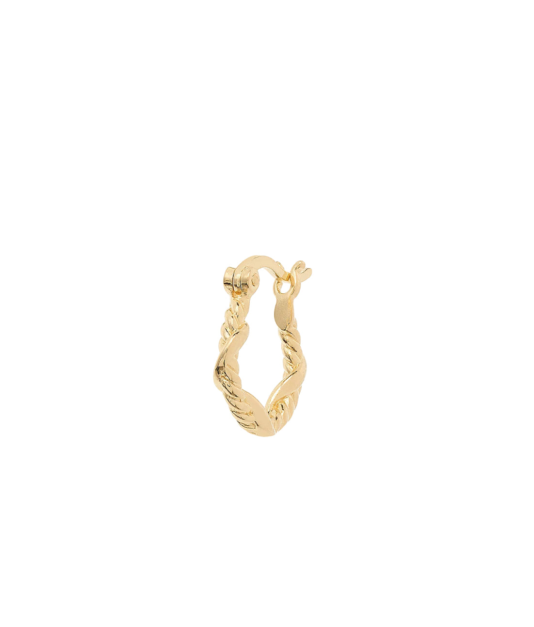 Anna Nina Single Corde Hoop Earring Goldplated