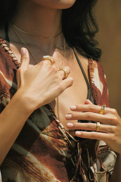 The Spice Of Life Gilded Ring Goud