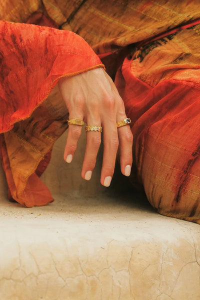 The Spice Of Life Gilded Ring Goud