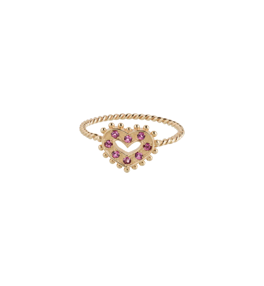 Anna + Nina Gilded Romance Ring 14K Gold