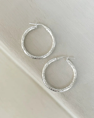 Bobby Rose Glow large Earrings Silver