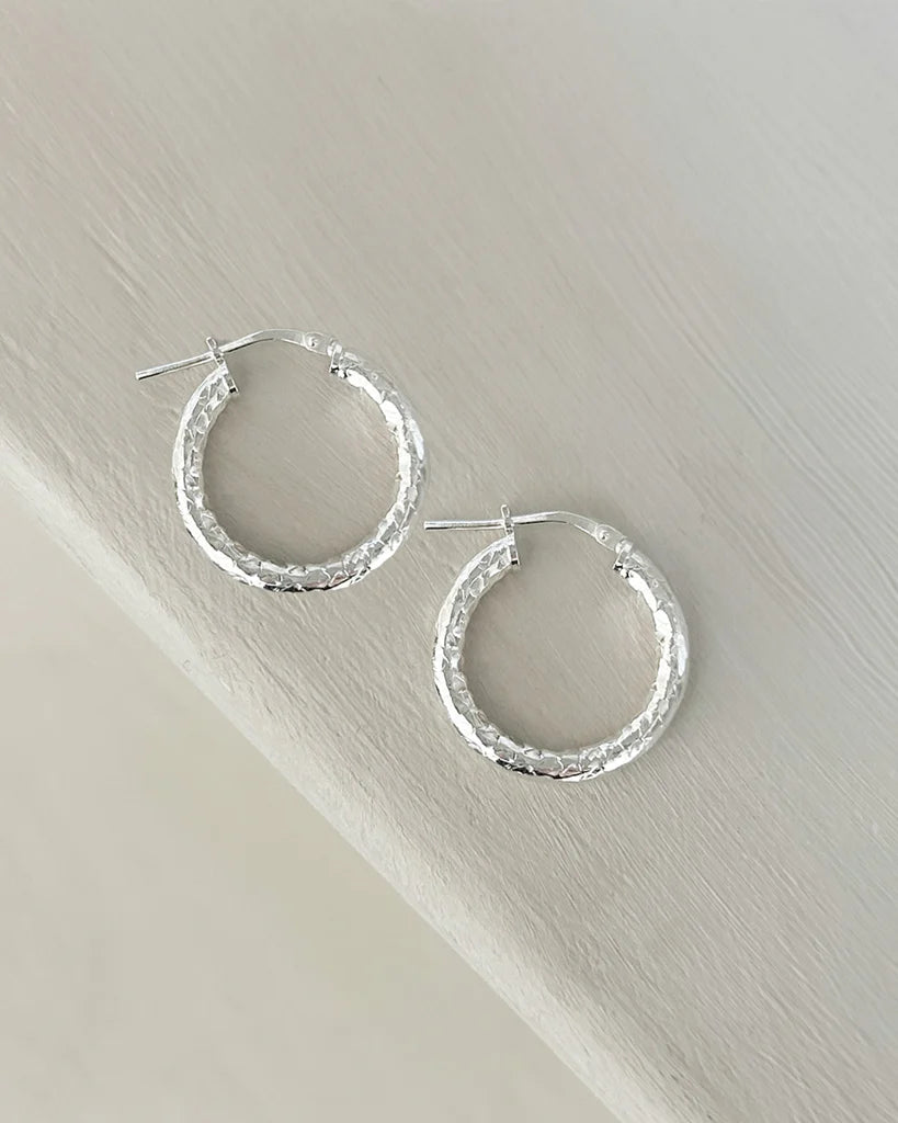 Bobby Rose Glow Small Earrings Silver
