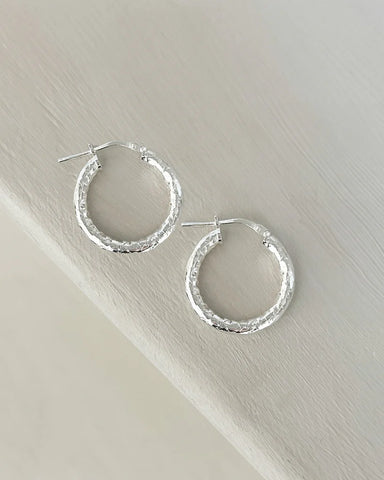 Bobby Rose Glow Small Earrings Silver