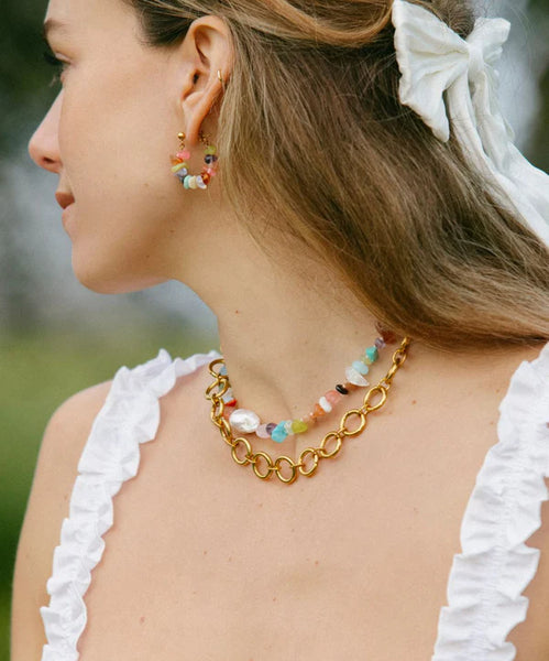 Le Veer Golden Bee Necklace Gold