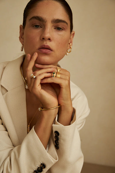 Mimi et Toi Hanna Ring Goldplated