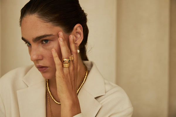 Mimi et Toi Hanna Ring Goldplated