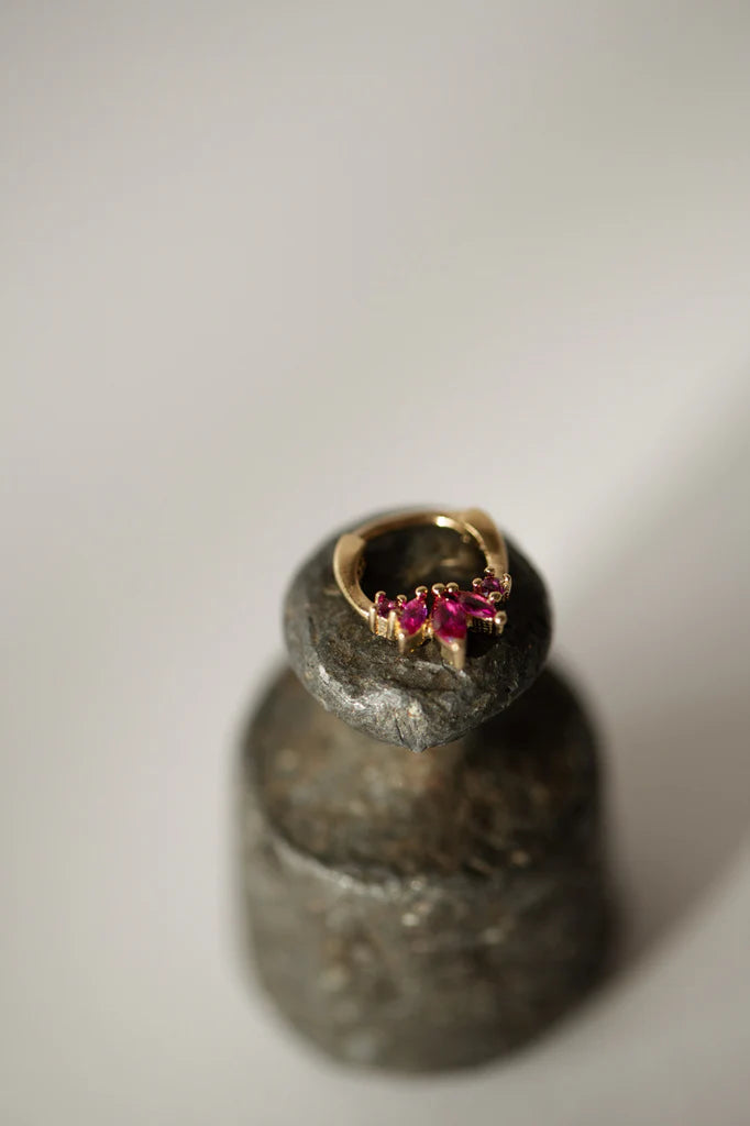 Bobby rose Helix Pink Goldfilled