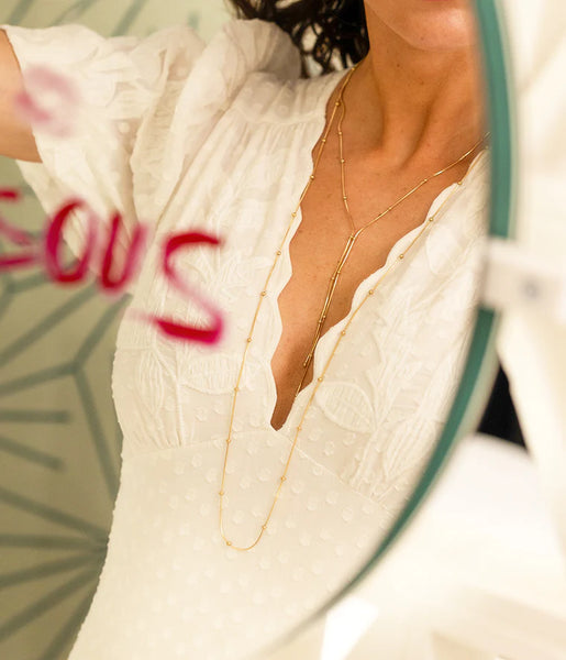 Zag Hista Necklace Goud