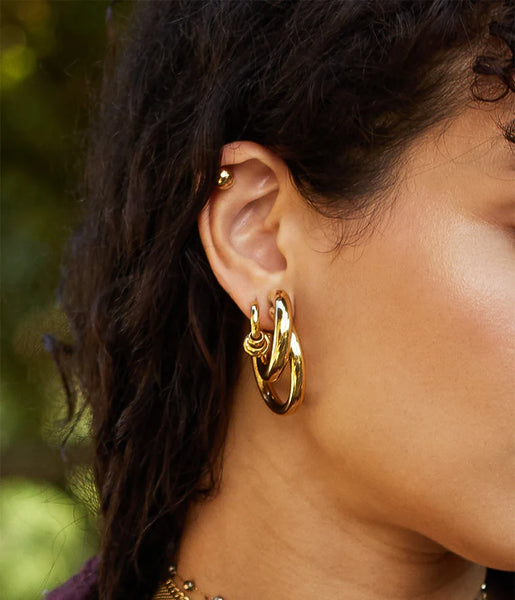 Zag Hyacinth Earrings Goud