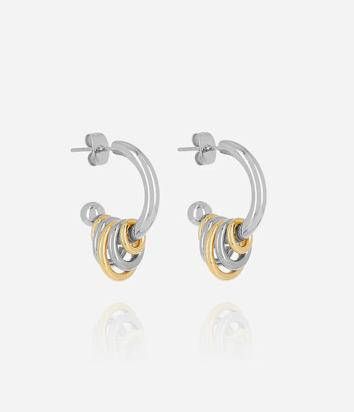 Zag Hyacinth Earrings Goud