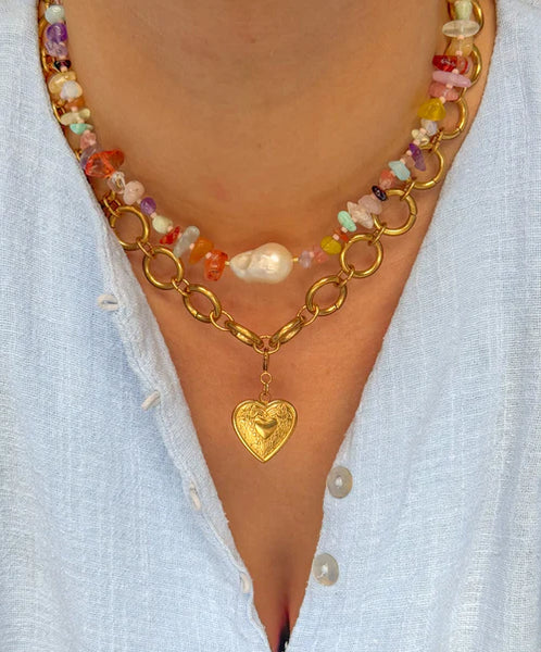 Le Veer Iconic Glow Necklace Gold