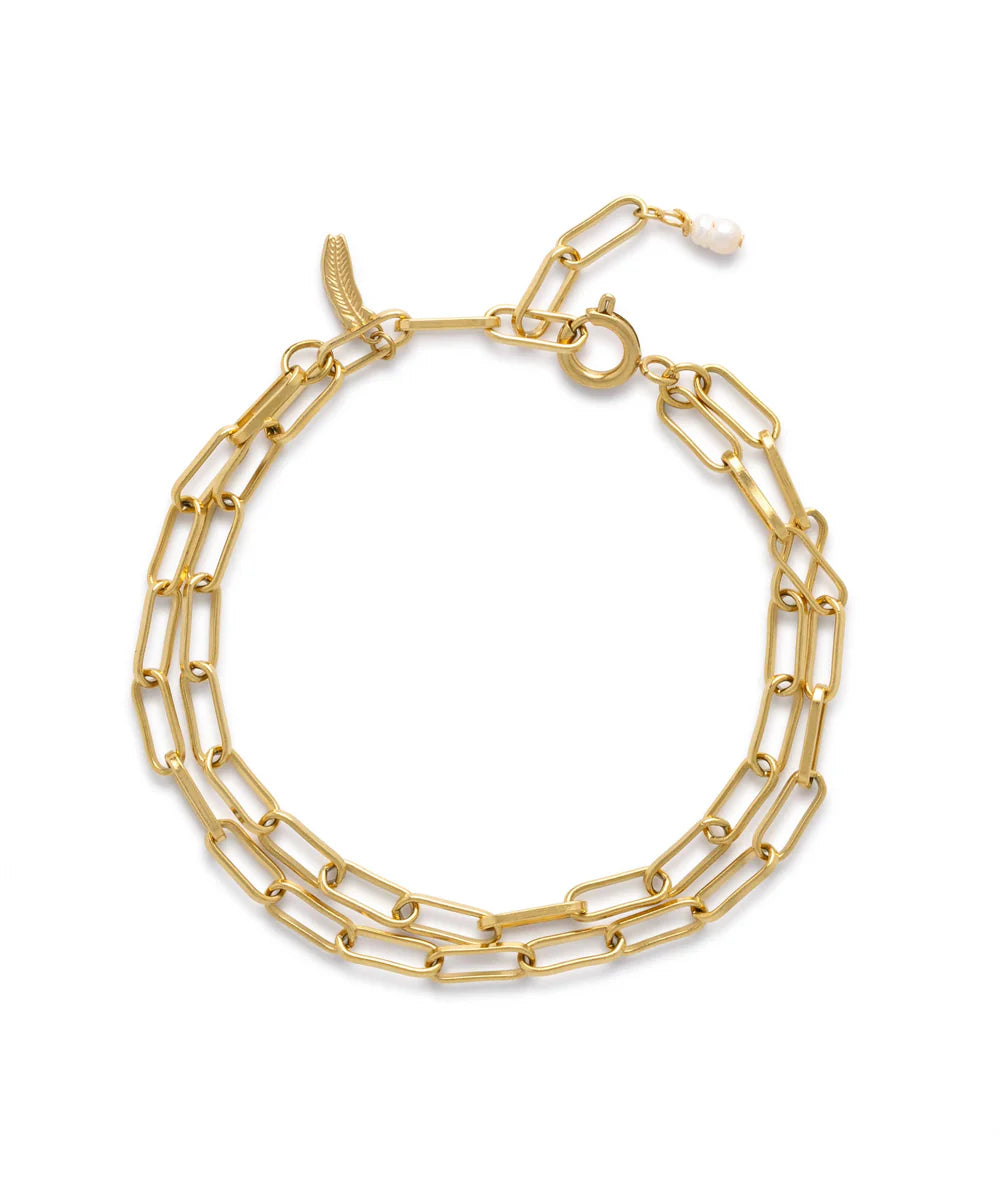 Le Veer Ivy Bracelet Goldplated