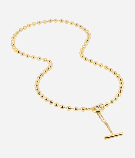 Zag Long Necklace Numa Goud