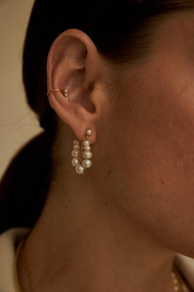 Mimi et Toi Single Marni Earrings Goldplated