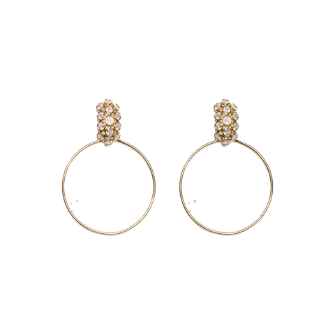 Carmen Collectables Mila Earrings Gold Goldplated