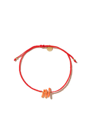Mimi et Toi Nash Bracelet Red Goldplated