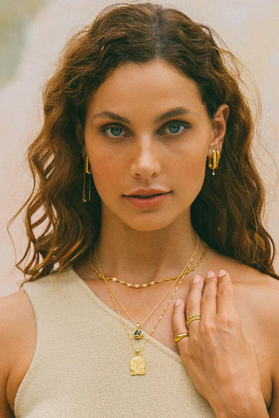 The Spice Of Life Nomad Oval Hoop Zilver