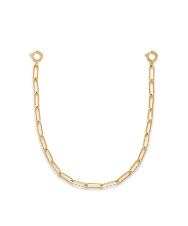 Le Veer Paperclip Layer Chain Goldplated