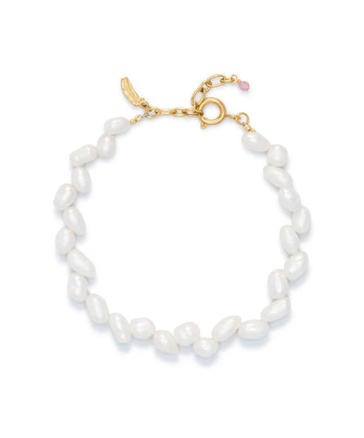 Le Veer Pearl Petal Bracelet Gold