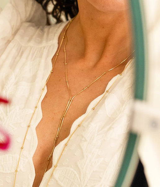 Zag Primo Necklace Goud