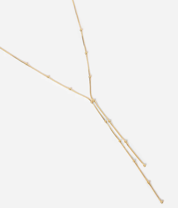Zag Primo Necklace Goud
