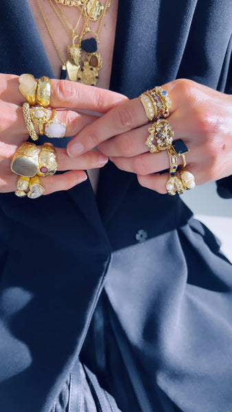 Mimi Et Toi Roselyn Ring Gold