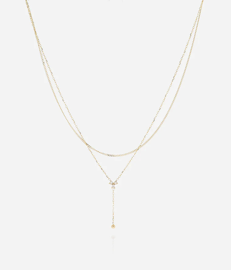 Zag Rosillo Necklace Goud