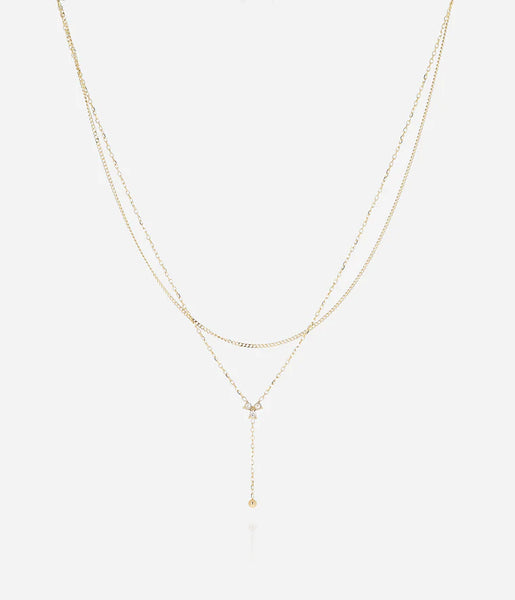 Zag Rosillo Necklace Goud