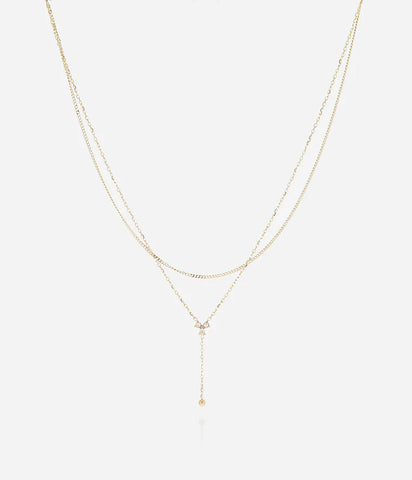 Zag Rosillo Necklace Goud