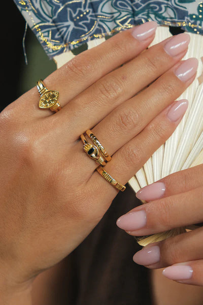 The Spice Of Life Stepping Stones Ring Goud