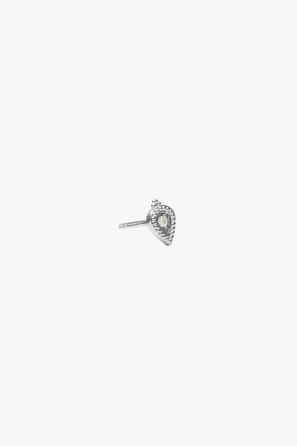 The Spice Of Life Teardrop Stud Oorbel Zilver