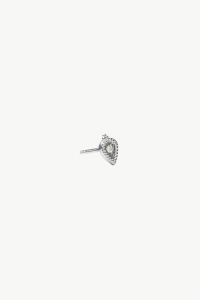 The Spice Of Life Teardrop Stud Oorbel Zilver