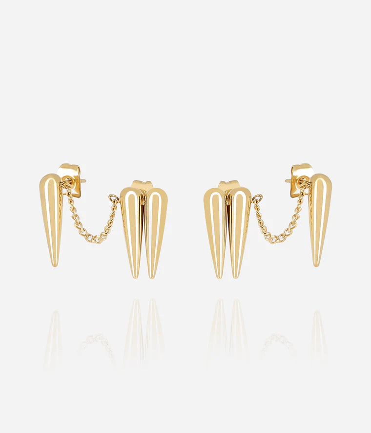 Zag Theris Earrings Goud