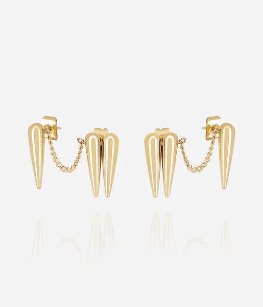 Zag Theris Earrings Goud