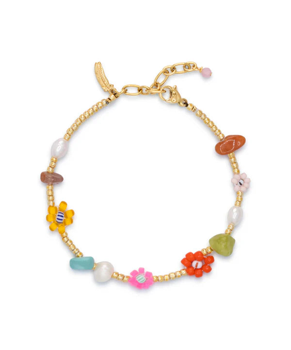 Le Veer Wildflower Bracelet Gold