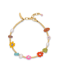 Le Veer Wildflower Bracelet Gold