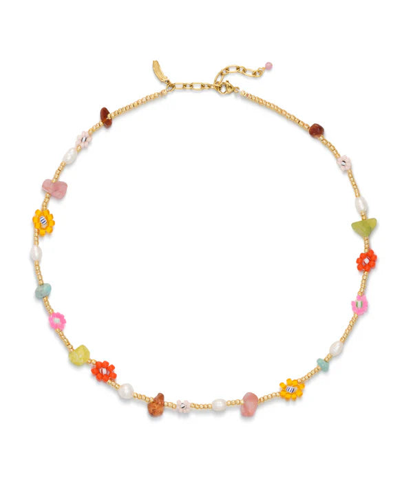 Le Veer Wildflower Necklace Gold