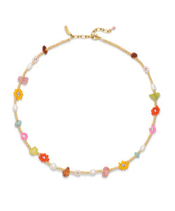 Le Veer Wildflower Necklace Gold