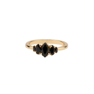 Trendjuwelier Bemelmans - A New Day Amsterdam Eva Ring Black Gold