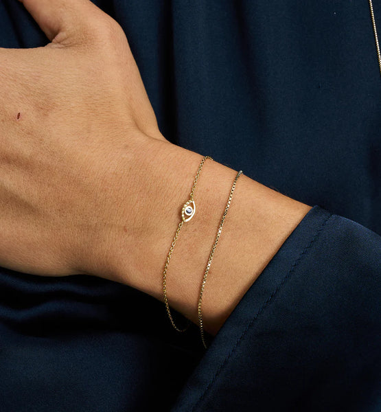 Anna+Nina All Eyes On You Bracelet Goldplated