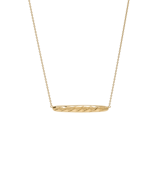 Trendjuwelier Bemelmans - Anna+Nina Baguette Necklace Goldplated