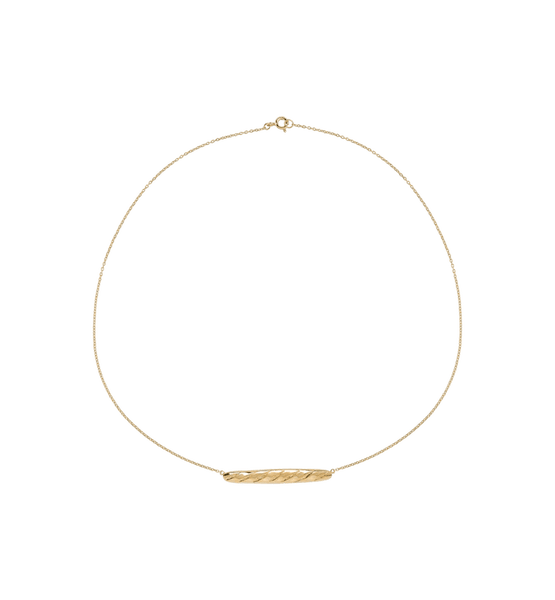 Trendjuwelier Bemelmans - Anna+Nina Baguette Necklace Goldplated