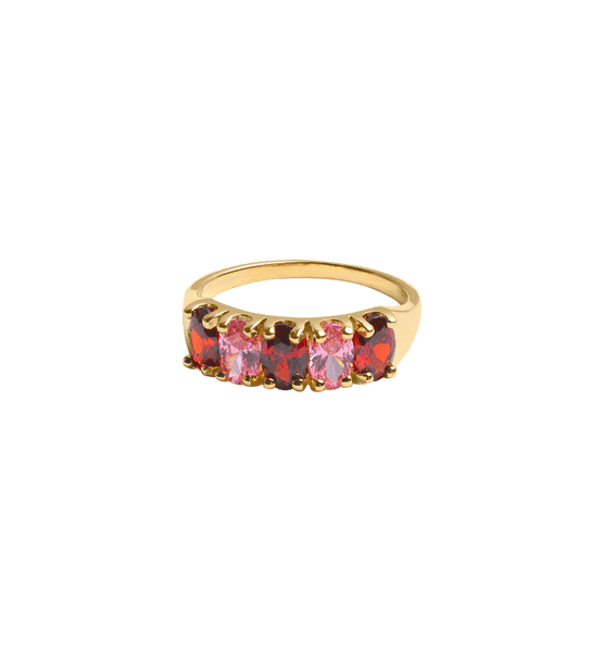 Trendjuwelier Bemelmans - Anna+Nina Coucou Ring Goldplated