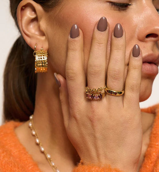 Trendjuwelier Bemelmans - Anna+Nina Coucou Ring Goldplated