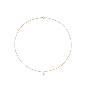 Trendjuwelier Bemelmans - Anna+Nina Rose Heart Beat Necklace Goldplated