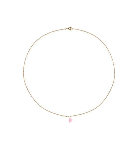 Trendjuwelier Bemelmans - Anna+Nina Rose Heart Beat Necklace Goldplated